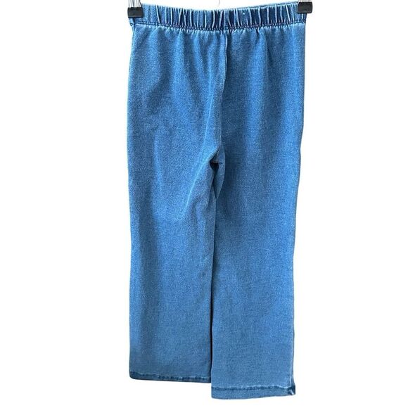 Habitual Kid Unisex Denim Jeggings Blue Size 4/5 Elastic Waistband - Picture 2 of 6